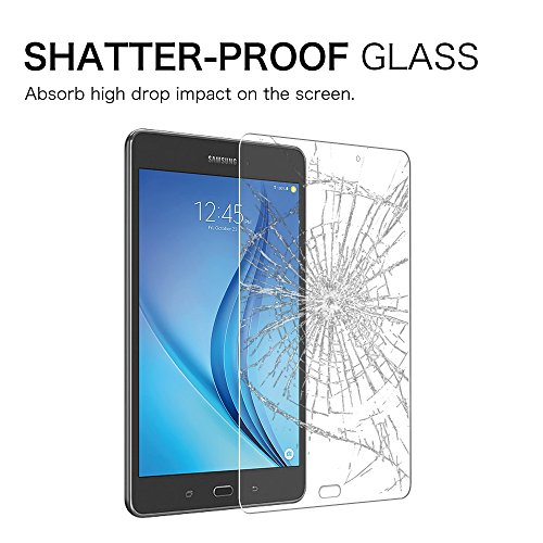 Fintie Samsung Galaxy Tab E 9.6 Panzergla Schutzfolie – Klar HD 9H stark kratzfest Hartglas Displayschutzfolie Glasfolie Screen Protector Displayschutz Folie Displayfolie für Samsung Galaxy Tab E T560N / T561N 24,3 cm (9,6 Zoll) Tablet-PC - 3