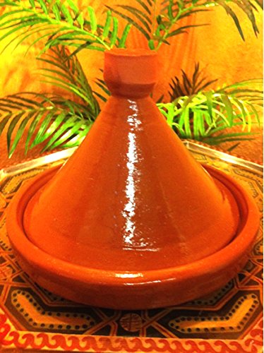2er Set, marokkanische Marrakesch Tajine Tagine zum kochen Berber Ø 30cm für 3-5 Personen + marokkanische Küche Kochbuch - 4