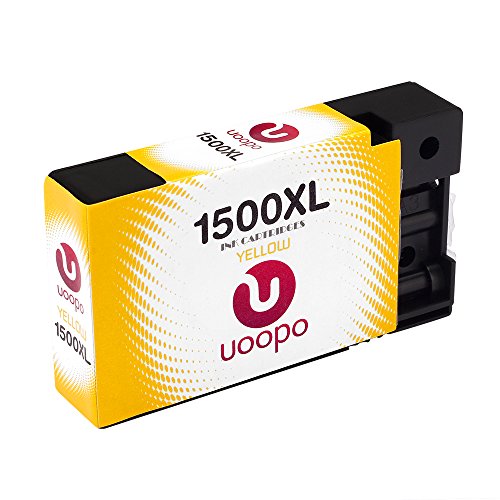Uoopo Kompatibel Ersatz für Canon PGI-1500XL Tintenpatronen, Hohe Ausbeute Multipack Patrone Verwenden für Canon Maxify  MB2350 MB2050 MB2300 MB2000 MB2150 MB2755 MB2155 MB2750 Drucker, Packung mit 4 (1 Schwarz, 1 Cyan, 1 Magenta, 1 Gelb) - 5