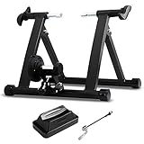 Yaheetech Bicycle Magnetic Trainer Bike Turbo Trainer Indoor Stationary Exercise Stand Steel Frame