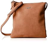 h&m handtaschen mädchen  Tamaris Damen Louise Crossbody Bag M Umhängetasche, Braun (Cognac) 1x25x25 cm