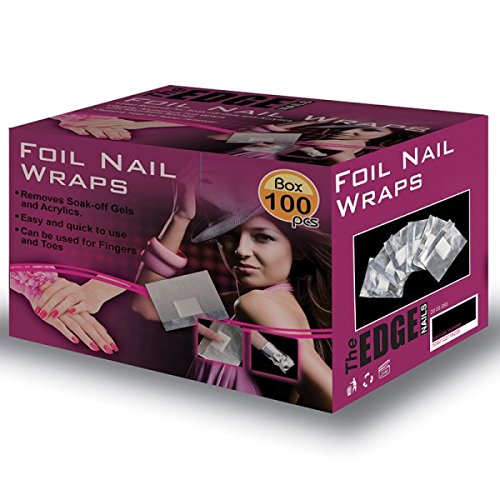 The Edge Foil Nail Wraps - 100 Piece