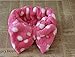 niceeshop(TM) Hot Pink-Sweet Lovely Coral Fleece White Dot Bow Headband/ Hairlace Hair Accessory
