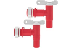 VARIVENDO Lot de 2 robinets pour citerne d'eau de pluie 3/4"