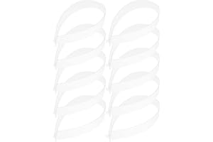 FAVOMOTO 100 Stück Hemdkragen, Unterstützung für Wohnzimmer, Hemdkragen, Kragen, Verstärkungen, Hemdkragen, Stütze für T-Shirt (transparent)