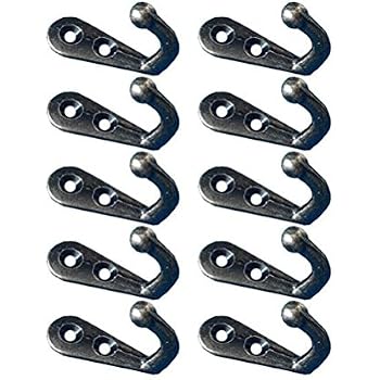 Crochets Muraux Noir DaiUni - 4 Pièces Avec Vis - Patère Rétro Alliage Zinc Pour Salle De Bain, Chambre, Entrée