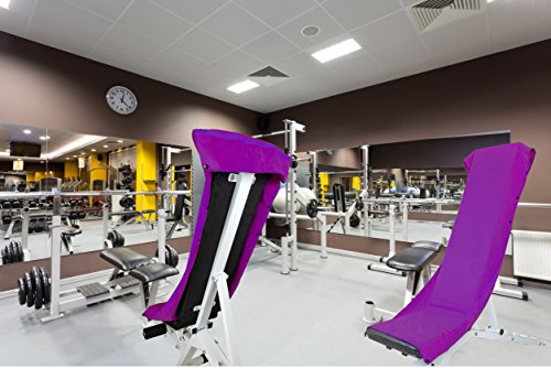 3-tlg Fitness-Handtuch Set mit Reißverschluss Fach + Magnetclip + extra Sporthandtuch | zum Patent angemeldetes Multifunktionshandtuch, Fit-Flip Microfaser Handtuch - 3