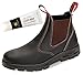 Produktbild Redback BUSBOK Work Boots Arbeitsschuhe mit Stahlkappe aus Australien Unisex - Claret Brown - mit Schwarzer Sohle + Lederwax (UK 06.5/EU 40.0)