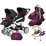 Casualplay Match 2 Stwinner - Silla paseo y accesorios, color plum