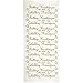 Produktbild Creativ Company 28103 Konturensticker, Blatt 10x23 cm, 5 Stück, Gold