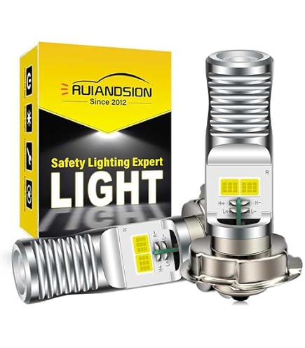 Ruiandsion P45T LED Motorcycle Headlight Bulb R2 Scooter DRL Hi Lo Beam