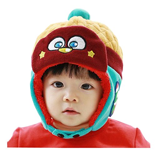 Unique Winter Baby Hat/Cap Useful Durable Cute Tab Woolen Baby Hat Multicolor