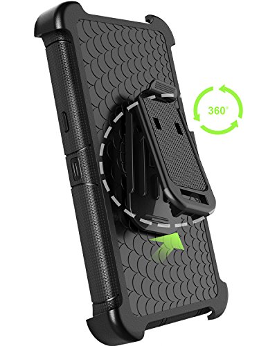 BENTOBEN Funda Samsung Galaxy Note 8  Carcasa Cover Case Protector Kickstand   Belt Clip Pesado 360    Protecci  n Antigolpes y Anti-rasgu  os Funda para Samsung Galaxy Note 8  6 3 Pulgadas   Negro