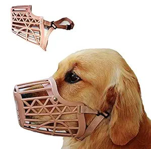 Western Era Adjustable Muzzle, Mouth Cover for Dogs/Puppy (Beige) (Extra Small)