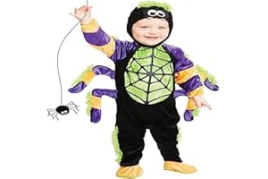 amscan Childs Little Crawly Spider Halloween Fancy Dress Costume