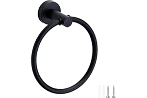 gotyou Anneau Porte-Serviette, Porte Serviette Rond, Anneau Porte Serviette, Fixation Murale Rond en Acier Inoxydable pour Salle de Bains, Cuisine, Chambre à Coucher etc