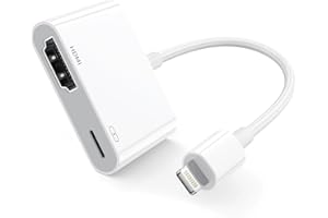 BEAMINGNET Lightning to HDMI Adapter 【Apple MFi Certified】 HDMI Adapter for iPhone and iPad to TV Nylon Braided HDMI Cable Adapter Lightning Digital AV Adapter Sync Screen for TV/Projector/Monitor,No Power Need