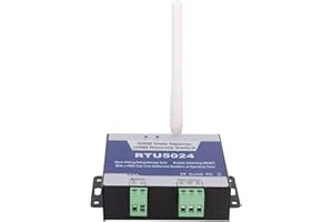 BORDSTRACT RTU5024 Actualización GSM Abridor Puerta GSM Abridor Puerta Garaje Control Remoto, Interruptor Apagado Llamada Gratuita SMS, DC 9‑24V Interruptor Relé Control Remoto Inalámbrico