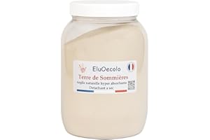 EluOecolo Made in France - Terre de Sommières 2,60kg (hyper absorbante) - Boite hermétique avec doseur à l'intérieur - Conditionné dans un CAT