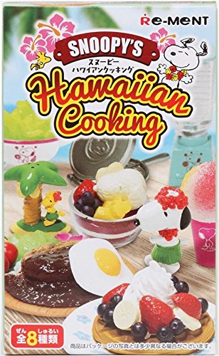 Preisvergleich Produktbild Unbekannt Überraschungs-Schachtel Snoopy Hawaiian Cooking von Re-Ment