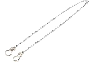 Merriway BH02251 Ball Type Bath Chain with S Hook, 450mm (18 inch) - Chrome Plated