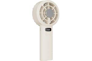 AICPAN Portable Fan, Small and Powerful, 120-speed Adjustment Personal Handheld fan and Desktop with Base, Lightweight USB Re