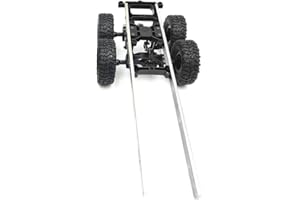 Zetiling Öltanks Anhänger Chassis Reserverad Kit, für WPL 1/16 B36 B-36 B36K B36KIT Militär LKW RC Auto Ersatzteile DIY RC Auto Zubehör
