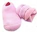 Makhry SPA Moisturizing Gel Socks with Vitamin E For Dry Cracked Heel Care Skin Repair Therapy Treatment Comfy Recovery Socks (Pink)