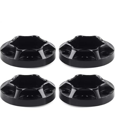 AXspeed 4 Stück Hex Wheel Hubs, 5mm Offset, Für 1:10 Axial Capra SCX10 III AXI03007 RC Crawler – Messing