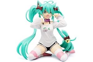MIFKLMV Miku Anime Figura,Hatsune Figurine, Miku Action Figure, Anime Model Figurine Collezione Statua Ornamenti Regalo di Bambola per Anime Fans