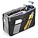 SAVFY® Ladies Tidy Travel Insert Handbag Cosmetic Organiser Purse Large Liner Bag Pouch (Black)