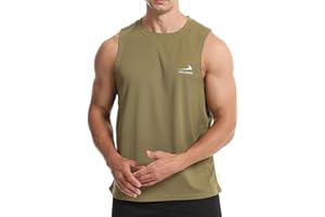 RANE SPORTS Débardeur sans Manches pour Homme, Gilet de Course à Pied, de Gym, à séchage Rapide, t-Shirt de Sport