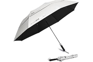G4Free Parasol golfowy, przenośny, 158 cm, automatyczne otwieranie, duży, składany, wiatroszczelny i wodoodporny