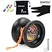 Produktbild Pro Jojos T9 für Anfänger Advanced, MAGICYOYO Yo-yos mit Handschuhe Tasche Strings (Schwarz)