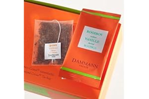 Desconocido Té DAMMANN FRÈRES - Infusión Rooibos Vainilla - 24 Sobres Cristal
