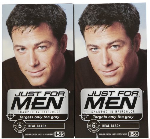 Just For Men 7107306229241 Shampoo In Hair Color Real Black 2