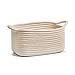 Produktbild Zeller 18075 Aufbewahrungskörbchen, Polyester, natur, 24 x 14 x 12 cm