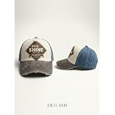 Jewel Shine Model Eskitme Beyzbol Şapkası, Lacivert Beyaz Bordo Renk, Vintage Yıpranmış G&ouml;r&uuml;n&uuml;ml&uuml;, Pamuklu, Hat, Cap, Şapka (