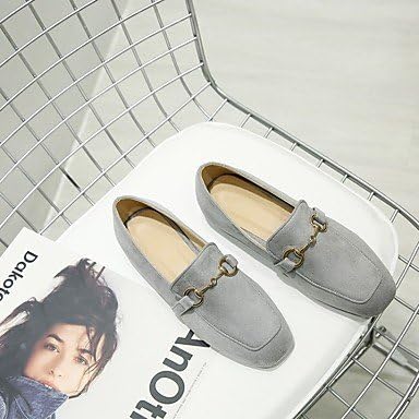 Guccing Women's Loafers & Slip-Ons Comfort Ballerina Mary Jane Gladiator Flower Girl Shoes Light Soles Formal Shoes Spring Fall Customized,Gray,US4-4.5 / EU34 / UK2-2.5 / CN33