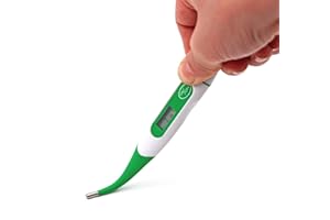 NAISEE Animal Thermometer Digital LED Display Thermometer Fast Reading Accurate Waterproof Pet Digital Thermometer for Dogs Horse Cats Pigs Sheep