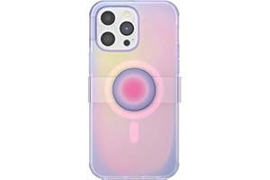 PopSockets Etui do iPhone'a 14 Pro Max z uchwytem na telefon i suwakiem kompatybilne z MagSafe, kompatybilne z bezprzewodowym ładowaniem - Aura
