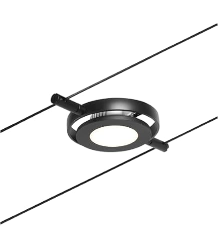 Paulmann Verbier Seilspot GU4 – 1x35W Einbaustrahler Für Seilsysteme, 12V, Matt Alu/Grün