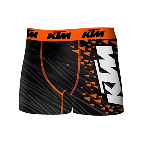 Preisvergleich Produktbild FREEGUN Boxer KTM - Microfibre - Homme - Noir, blanc et orange