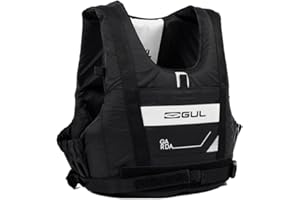 Gul Unisex Garda 50N Kayak Dinghy Sailing PFD Buoyancy Aid for Watersports - Black - Lightweight