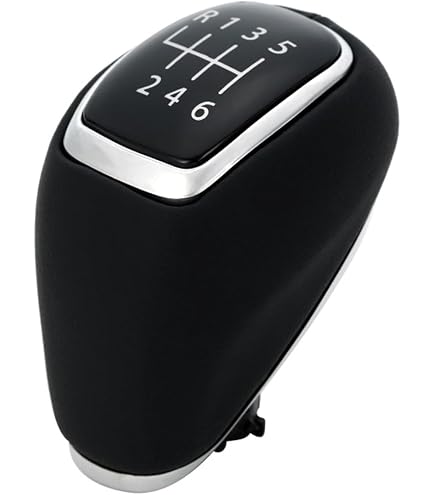 Pommeau Levier Vitesse Noir 6 Vitesses – Compatible Hyundai I30 FD 2007-2012 & Ix20 JC 2010-2015 – Filetage M10