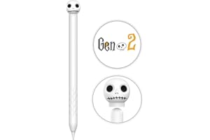 NIUTRENDZ Halloween Crâne iPencil Case pour Apple Pencil 2ème Génération et Apple Pencil Pro Étui Silicone Housse de Protection Housse Skin Accessoires (Apple Pencil 2ème génération & Pro, Crâne)