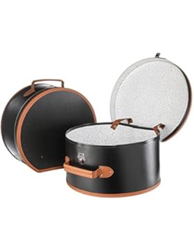 Lierys Robuster Hutkoffer für Damen und Herren Hutkoffer Hutbox Hutschachtel Winter Sommer