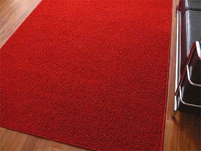 Teppich Hochflor Shaggy Prestige Knallrot in 22 Größen, Größe:300×300 cm - 5