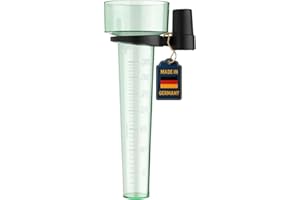 TFA Dostmann Pluviomètre analogique, 47.1013, résistant aux intempéries, pour Le Jardin, mesurer la quantité de Pluie, Vert