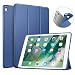 Produktbild MoKo Hülle Passend für New iPad Air (3. Generation) 10.5" 2019/iPad Pro 10.5 2017, Dünn Leicht Cover mit Auto Schlaf/Wach Funktion, Translucent Matte Rückseite - Marineblau